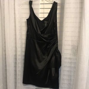 Alyn Paige black cocktail dress